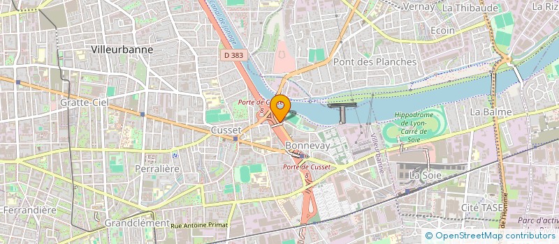 localisation de l'entreprise MONSIEUR ENZO GEMIN  VILLEURBANNE