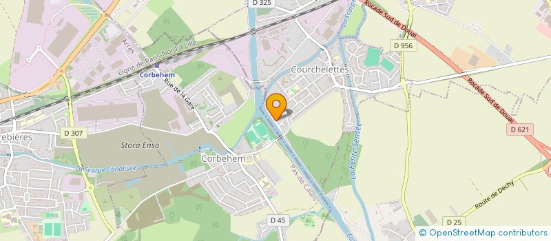 localisation de l'entreprise MONSIEUR ENZO GENGEMBRE  COURCHELETTES