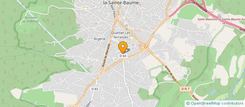 localisation de l'entreprise MONSIEUR ENZO GEROMETTA à SAINT-MAXIMIN-LA-SAINTE-BAUME
