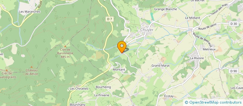 localisation de l'entreprise MONSIEUR ENZO GIACOMELLI  CHUYER