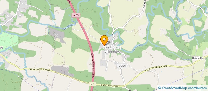 localisation de l'entreprise MONSIEUR ENZO GIANCARLI  SAINT-CRICQ-VILLENEUVE