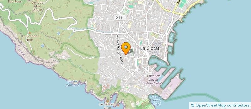 localisation de l'entreprise MONSIEUR ENZO GIRAUD à LA CIOTAT