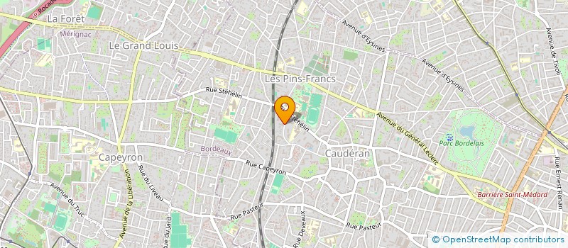 localisation de l'entreprise MONSIEUR ENZO GIULIANI  BORDEAUX