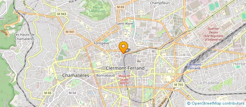 localisation de l'entreprise MONSIEUR ENZO GOMES  CLERMONT-FERRAND