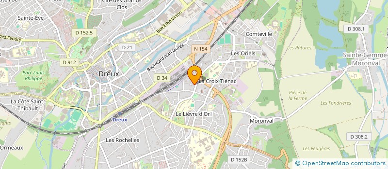 localisation de l'entreprise MONSIEUR ENZO GONIZZI  DREUX