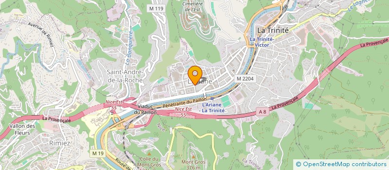 localisation de l'entreprise MONSIEUR ENZO HAMRI à NICE