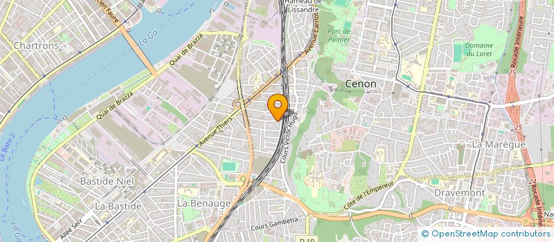 localisation de l'entreprise MONSIEUR ENZO HAOUAS  CENON