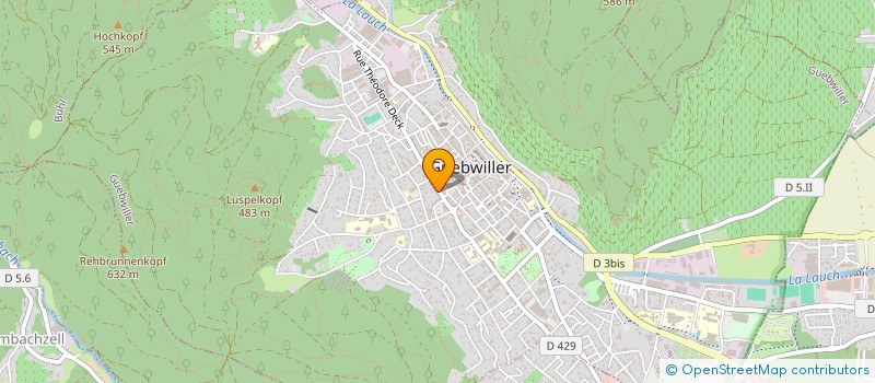 localisation de l'entreprise MONSIEUR ENZO HAULE  GUEBWILLER