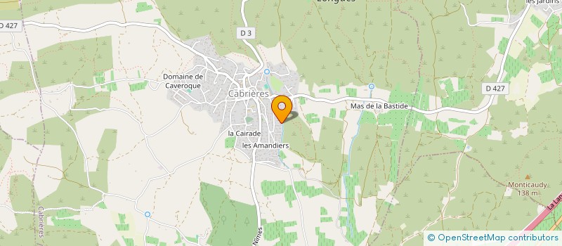 localisation de l'entreprise MONSIEUR ENZO HERBAUT  CABRIERES