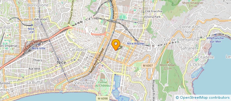 localisation de l'entreprise MONSIEUR ENZO HERICHARD  NICE