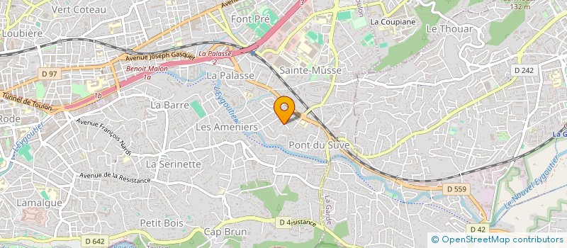 localisation de l'entreprise MONSIEUR ENZO HERVE  TOULON