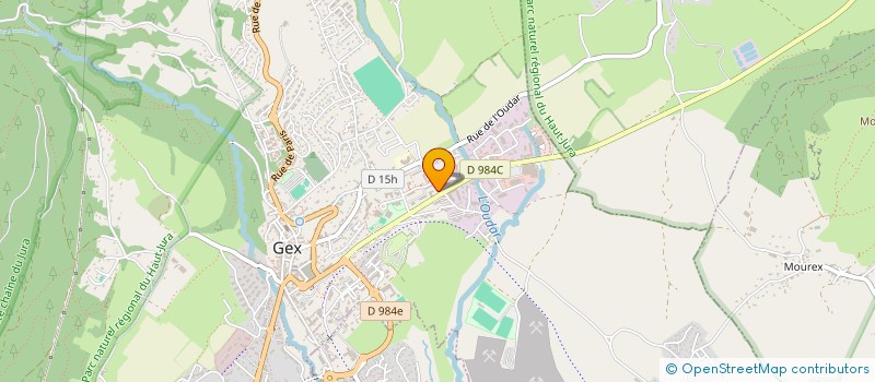 localisation de l'entreprise MONSIEUR ENZO HORRION  GEX