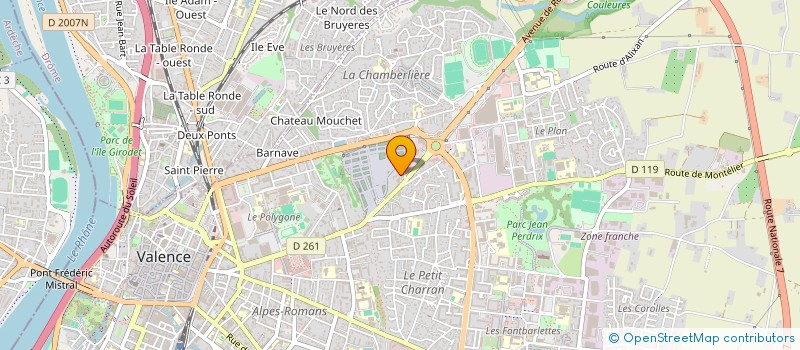 localisation de l'entreprise MONSIEUR ENZO HUGUET  VALENCE