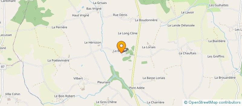 localisation de l'entreprise MONSIEUR ENZO JACOPIN  BAZOUGES-LA-PEROUSE