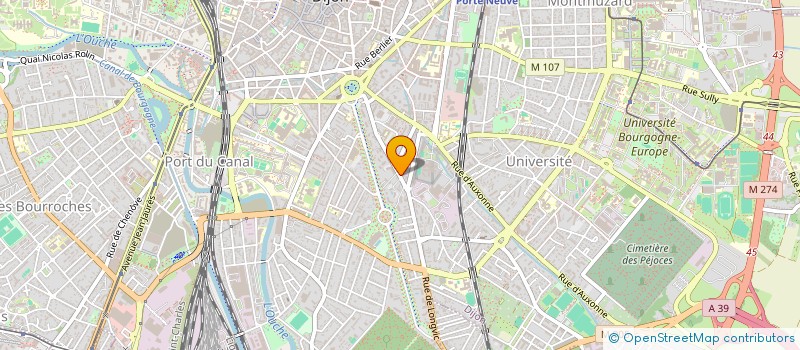 localisation de l'entreprise MONSIEUR ENZO JACQUELIN  DIJON