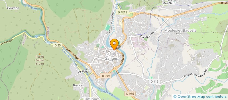 localisation de l'entreprise MONSIEUR ENZO JACQUOT  GANGES