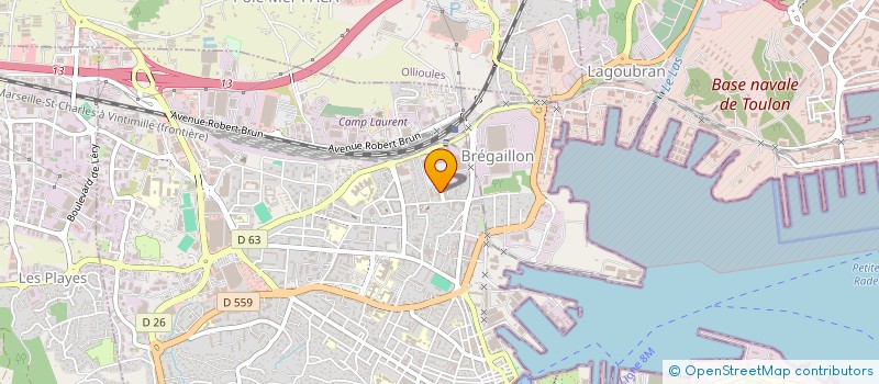 localisation de l'entreprise MONSIEUR ENZO JOLLY  LA SEYNE-SUR-MER