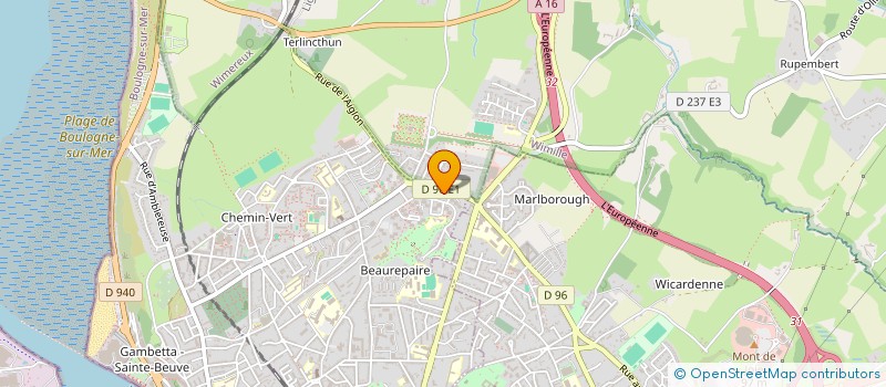 localisation de l'entreprise MONSIEUR ENZO JOUANNY  BOULOGNE-SUR-MER