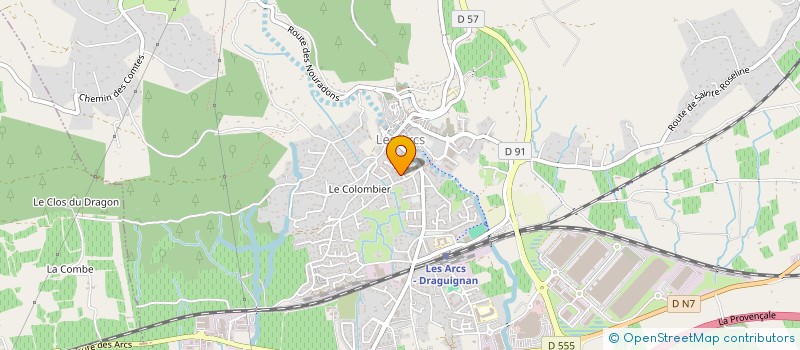 localisation de l'entreprise MONSIEUR ENZO KEBE  LES ARCS