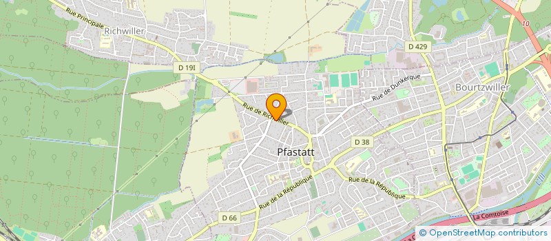 localisation de l'entreprise MONSIEUR ENZO KELLER  PFASTATT