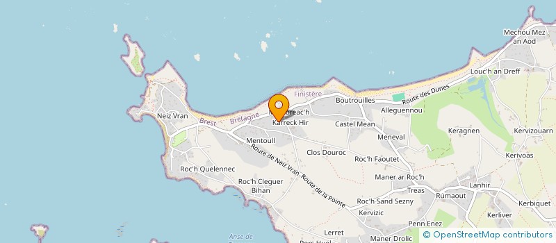 localisation de l'entreprise MONSIEUR ENZO KERBRAT  KERLOUAN