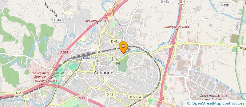 localisation de l'entreprise MONSIEUR ENZO KRIBICH  AUBAGNE