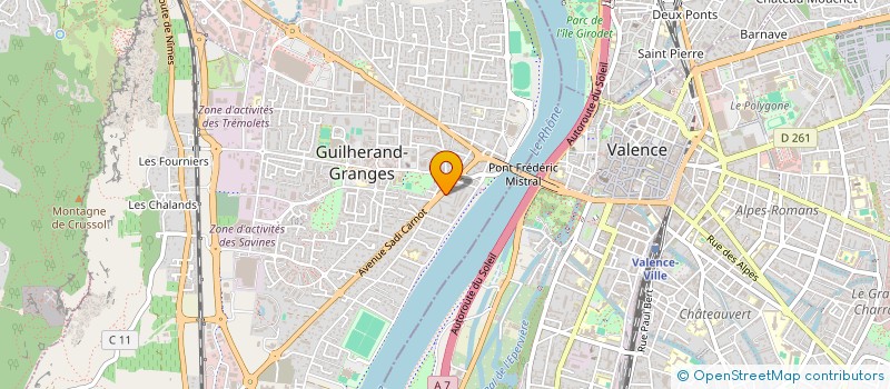 localisation de l'entreprise MONSIEUR ENZO L'HOUTELLIER  GUILHERAND-GRANGES