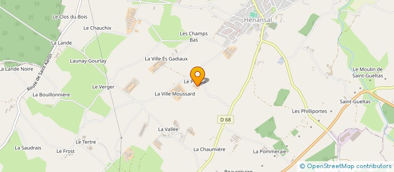 localisation de l'entreprise MONSIEUR ENZO LAUNAY  HENANSAL