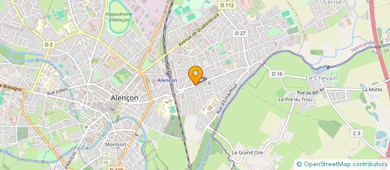 localisation de l'entreprise MONSIEUR ENZO LAURENDEAU  ALENCON