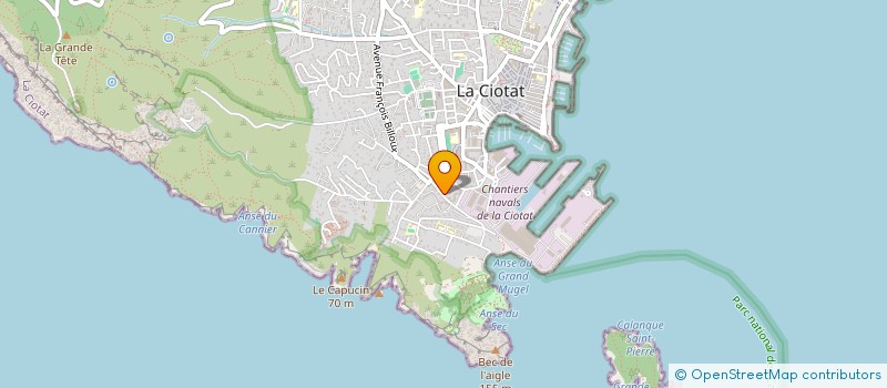 localisation de l'entreprise MONSIEUR ENZO LAURENT AXEL MARTINI à LA CIOTAT