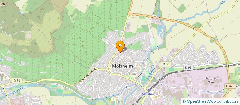 localisation de l'entreprise MONSIEUR ENZO LAVERGNE  MOLSHEIM