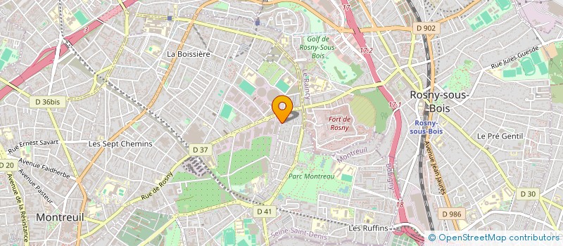 localisation de l'entreprise MONSIEUR ENZO LE HYARIC BOUSQUET à MONTREUIL