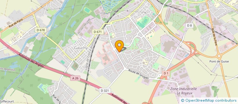 localisation de l'entreprise MONSIEUR ENZO LEFEVRE à GAUCHY