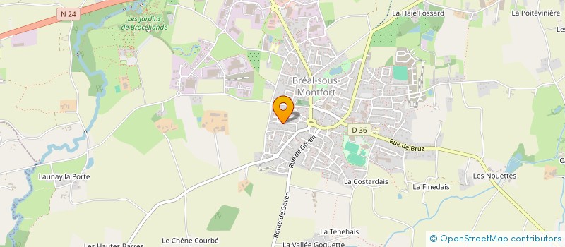 localisation de l'entreprise MONSIEUR ENZO LEGAULT  BREAL-SOUS-MONTFORT