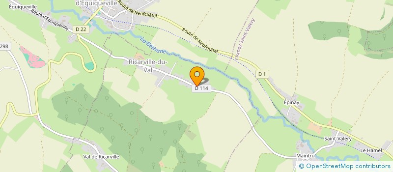 localisation de l'entreprise MONSIEUR ENZO LEGRAND  RICARVILLE-DU-VAL