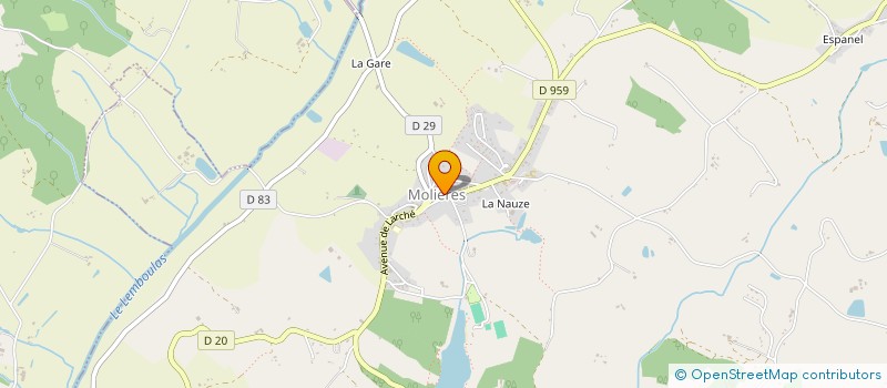 localisation de l'entreprise MONSIEUR ENZO LENOIR  MOLIERES