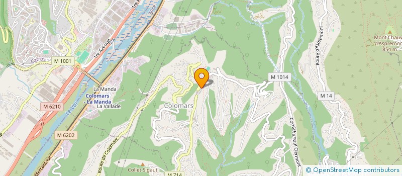 localisation de l'entreprise MONSIEUR ENZO LEONE  COLOMARS