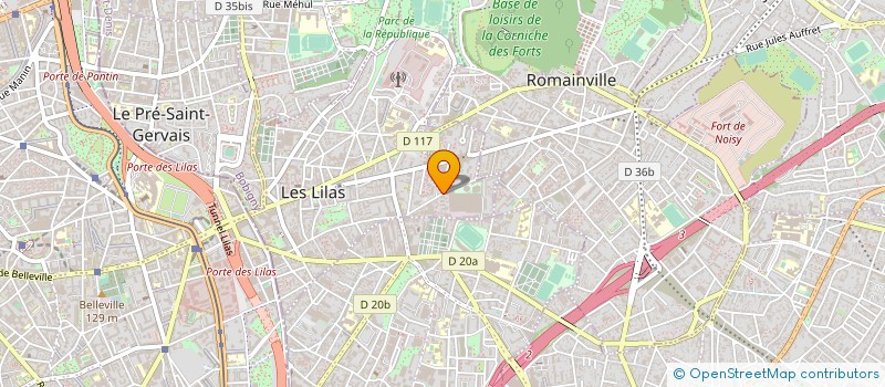 localisation de l'entreprise MONSIEUR ENZO LESNE à LES LILAS