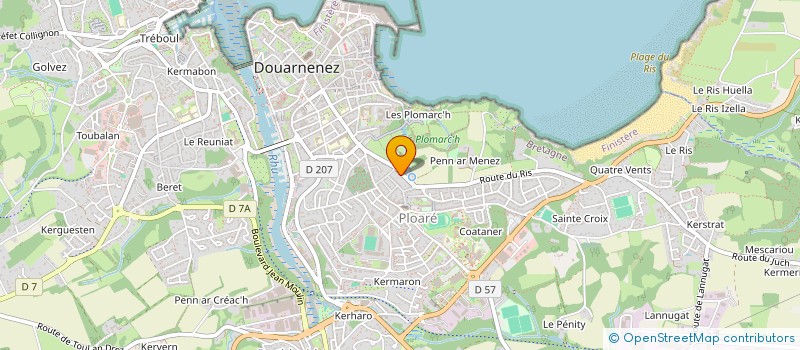 localisation de l'entreprise MONSIEUR ENZO LESOURT  DOUARNENEZ