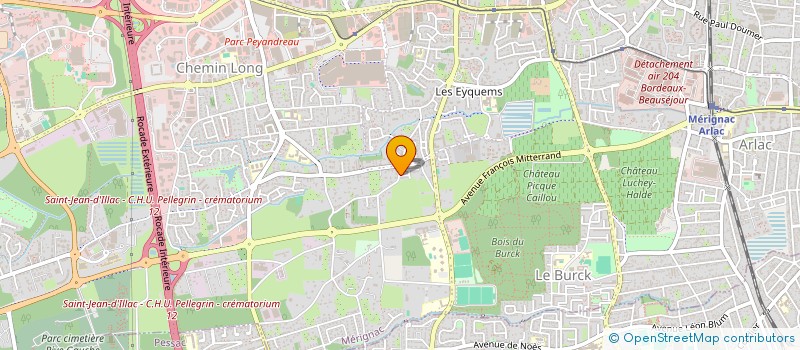 localisation de l'entreprise MONSIEUR ENZO LETTOLI  MERIGNAC