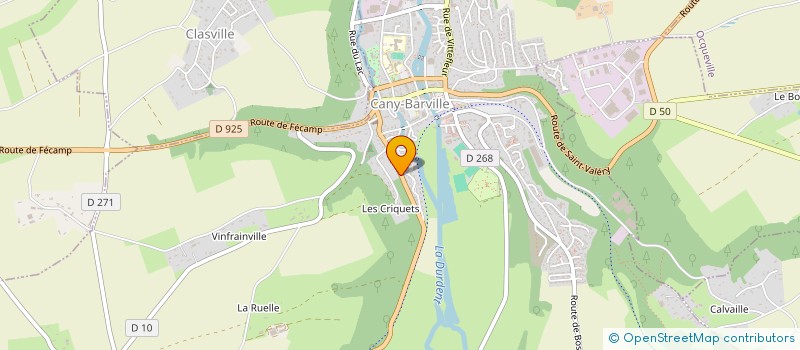 localisation de l'entreprise MONSIEUR ENZO LIANDIER  CANY-BARVILLE