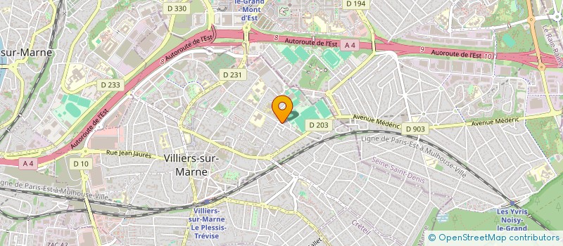 localisation de l'entreprise MONSIEUR ENZO LISARDI  VILLIERS-SUR-MARNE