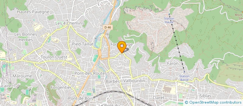 localisation de l'entreprise MONSIEUR ENZO LIVERA  TOULON