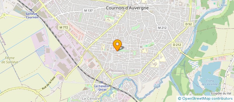 localisation de l'entreprise MONSIEUR ENZO LOPES  COURNON-D'AUVERGNE