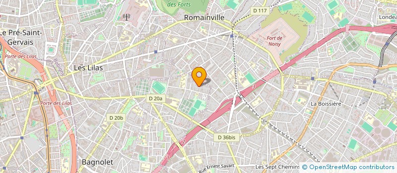 localisation de l'entreprise MONSIEUR ENZO LORENZINI à BAGNOLET