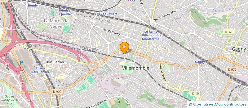 localisation de l'entreprise MONSIEUR ENZO LUCCHI à VILLEMOMBLE
