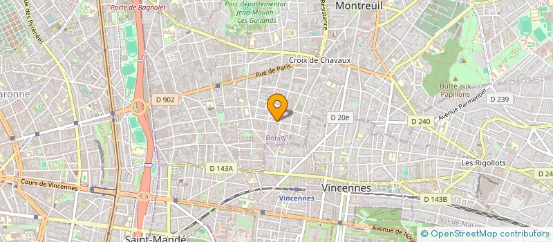 localisation de l'entreprise MONSIEUR ENZO LUNTADILA-ASSHOCKO à MONTREUIL