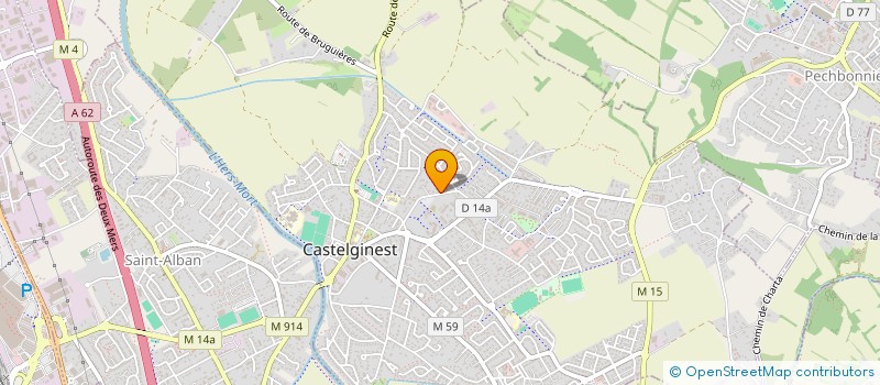 localisation de l'entreprise MONSIEUR ENZO MACE  CASTELGINEST