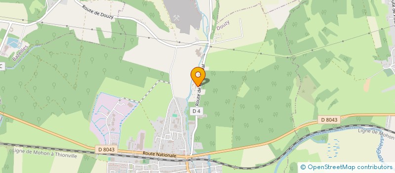 localisation de l'entreprise MONSIEUR ENZO MAGNAUDET  DOUZY