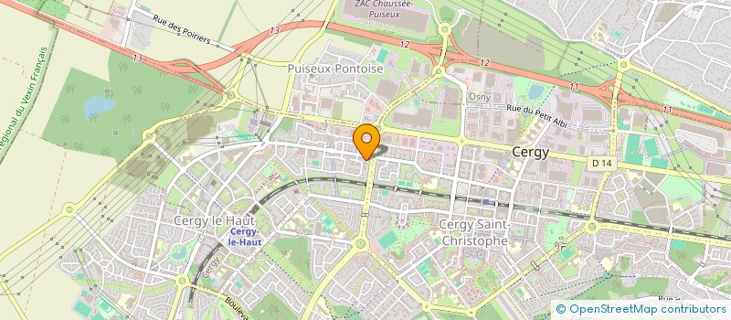 localisation de l'entreprise MONSIEUR ENZO MAKUANZA  CERGY